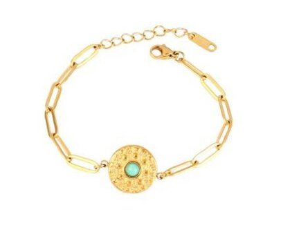 a. Goudkleurig armband