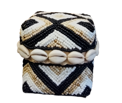 kralenbox schelp zwart 