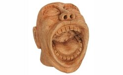 Laughing Face Mango Wood | Natural