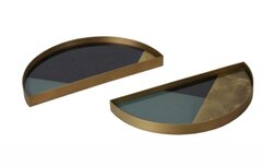 Etnicraft Geometric Mini Tray - per 2