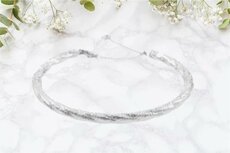 b. Armband Spang met ketting | Zilver
