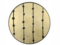c. Ethnicraft Brown Dots Dienblad, 20418. Ø 48cm