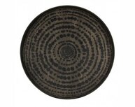 c. Ethnicraft Black Beads Dienblad, 20370. Ø 48cm