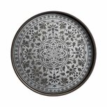 e.Ethnicraft White Marrakesh Dienblad, 20336. Ø 61cm