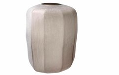 Vaas Carved Taupe | Large
