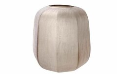 Vaas Carved Taupe | Medium