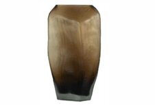 Vaas  Carved Brown