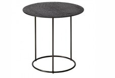 Bijzettafel Celeste Lava | Zwart
