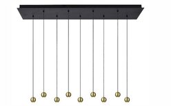 a. 5 Hanglamp Bol | Goud
