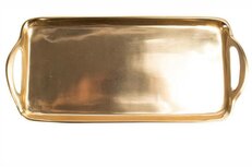 Dienblad met handvaten | Goud