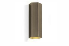 Wandlamp Hoxe | Brons — 7.5 x 7.5 x 20cm