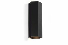 Wandlamp Hoxe | Zwart — 7.5 x 7.5 x 20cm