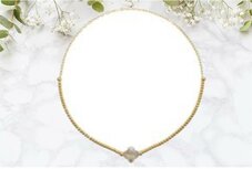 b. Armband Klaver | Naturel