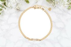 b. Armband met Schakel en Strass