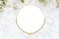 b. Armband Klaver | Peach