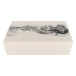 a. Box Resin- white- stripe 